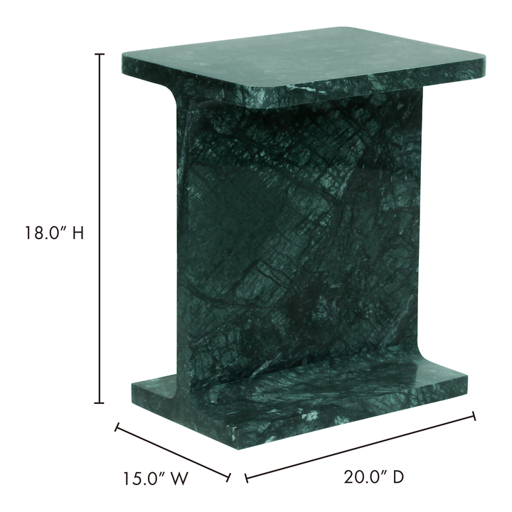 American Home Furniture | Moe's Home Collection - Tullia Accent Table Green