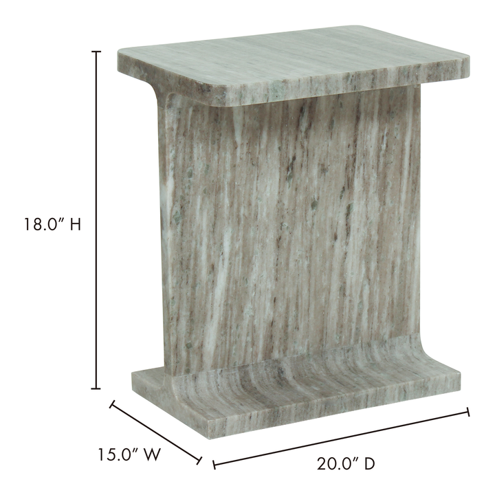American Home Furniture | Moe's Home Collection - Tullia Accent Table Taupe
