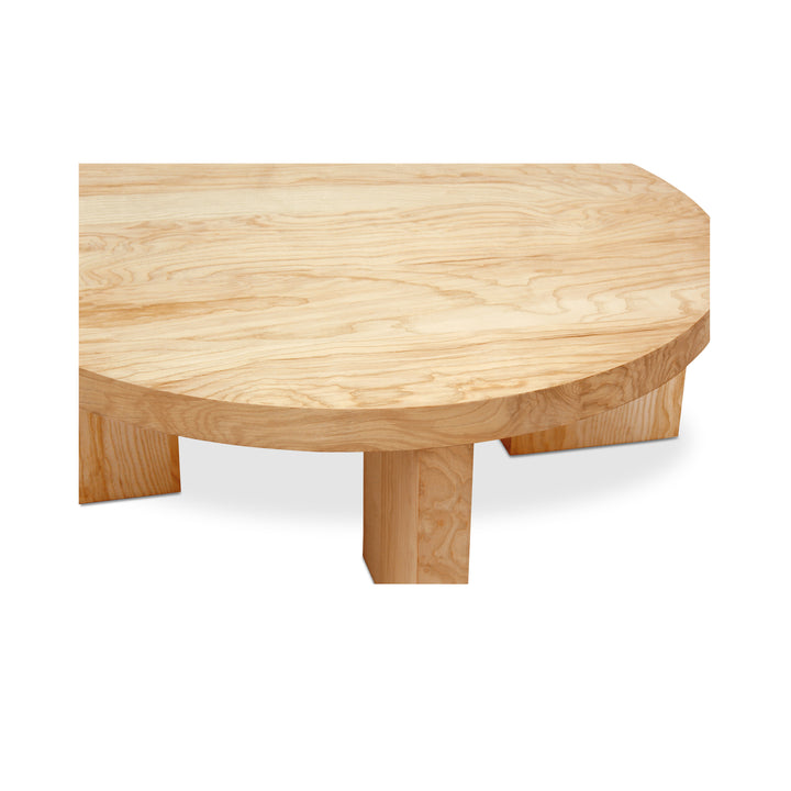 American Home Furniture | Moe's Home Collection - Oregon Round Coffee Table Blonde