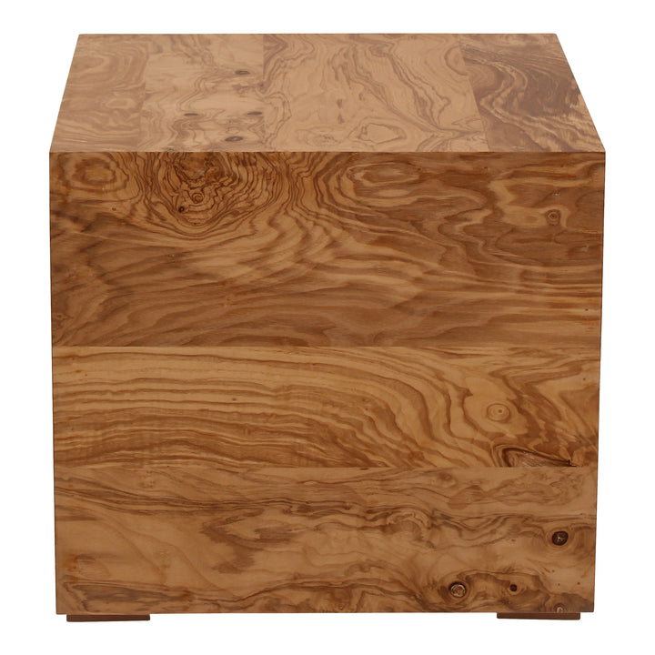 American Home Furniture | Moe's Home Collection - Nash Side Table Honey Brown Burl