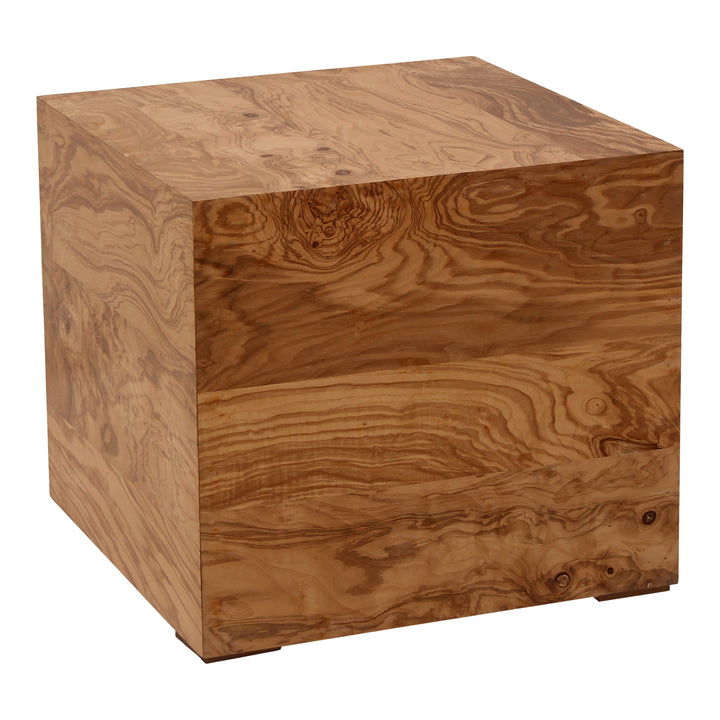 American Home Furniture | Moe's Home Collection - Nash Side Table Honey Brown Burl