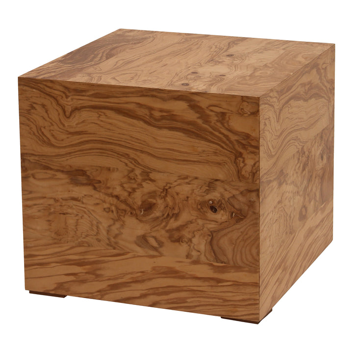 American Home Furniture | Moe's Home Collection - Nash Side Table Honey Brown Burl