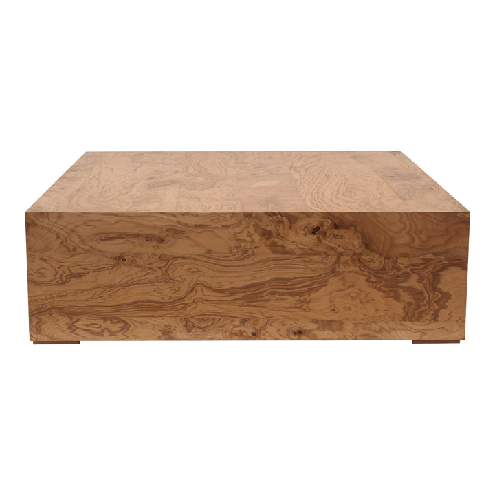 American Home Furniture | Moe's Home Collection - Nash Coffee Table Honey Brown Burl