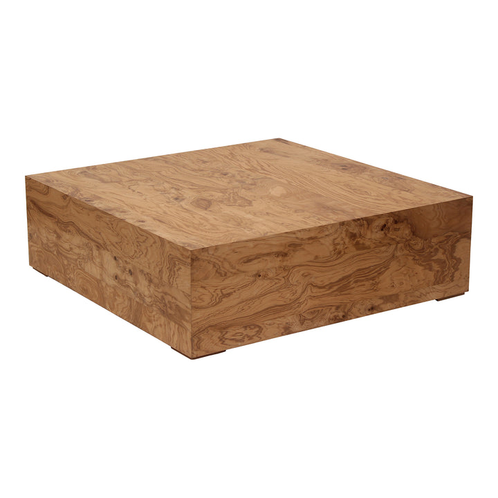 American Home Furniture | Moe's Home Collection - Nash Coffee Table Honey Brown Burl