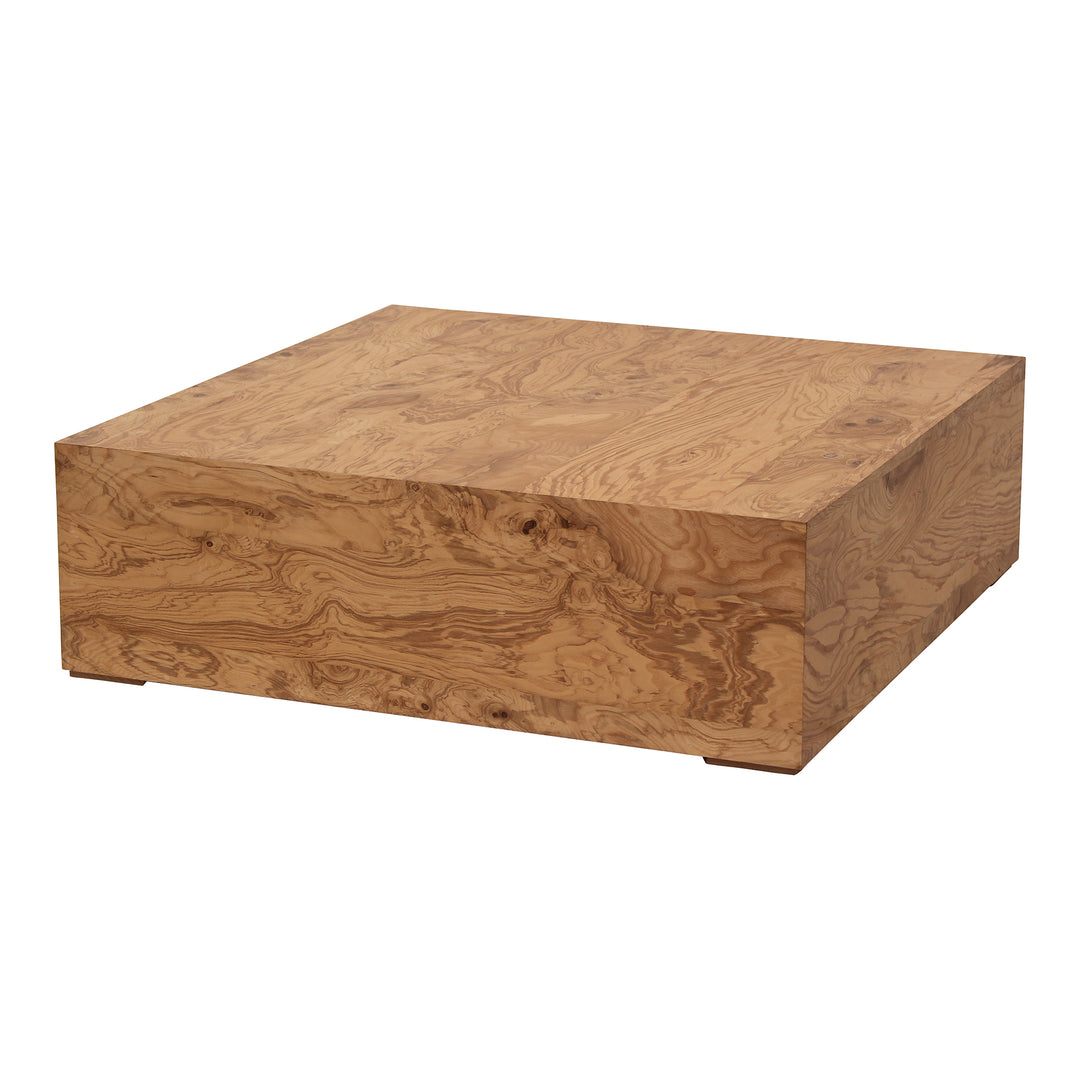 American Home Furniture | Moe's Home Collection - Nash Coffee Table Honey Brown Burl