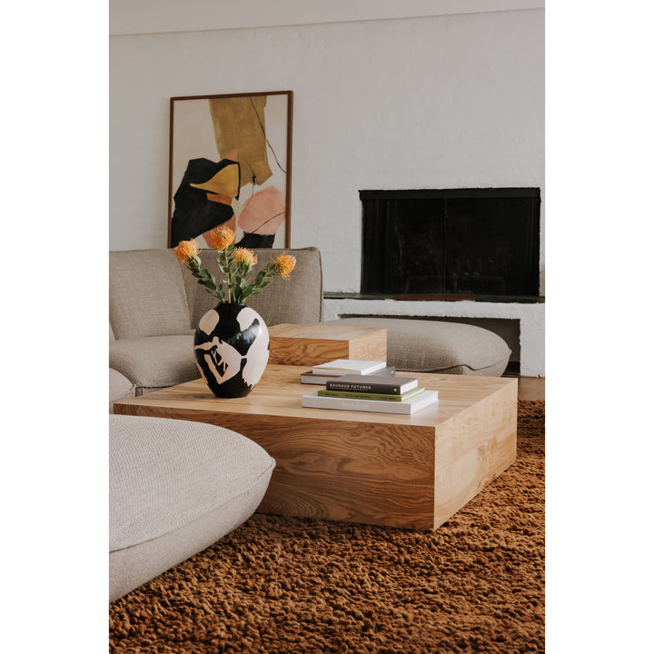 American Home Furniture | Moe's Home Collection - Nash Coffee Table Honey Brown Burl