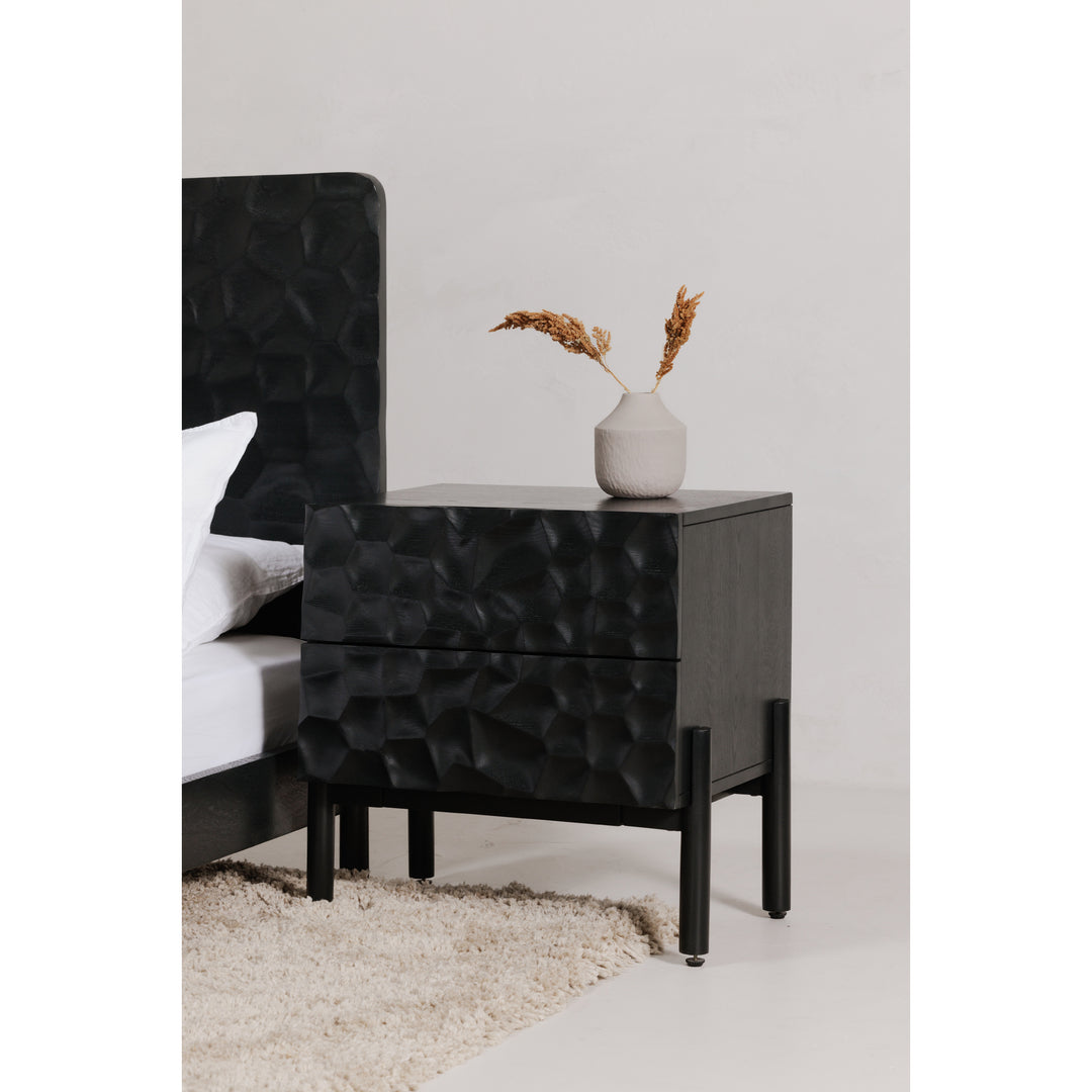 American Home Furniture | Moe's Home Collection - Misaki Nightstand Black