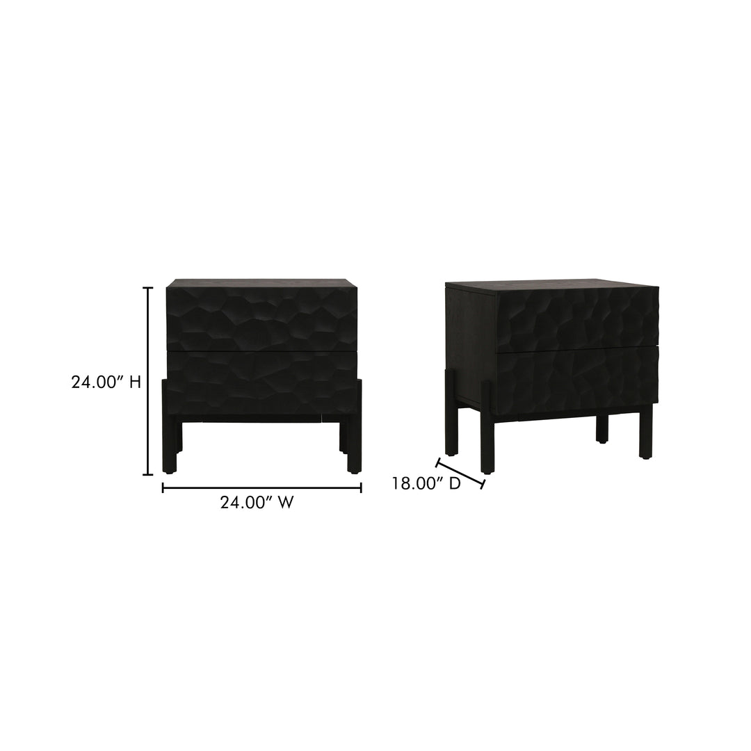 American Home Furniture | Moe's Home Collection - Misaki Nightstand Black