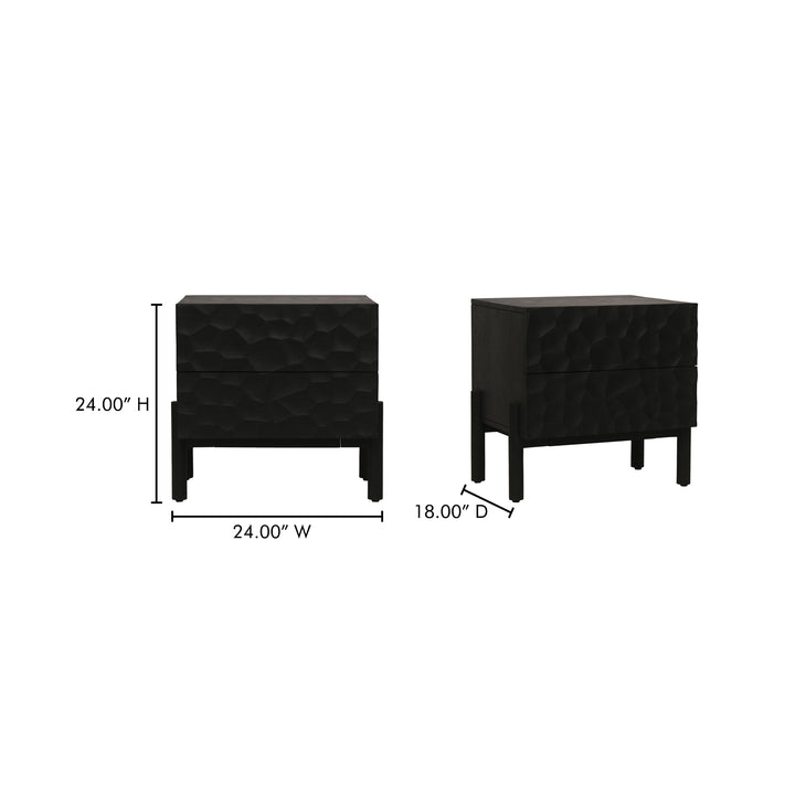 American Home Furniture | Moe's Home Collection - Misaki Nightstand Black