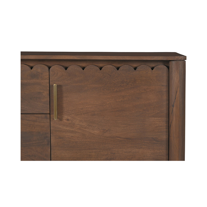 American Home Furniture | Moe's Home Collection - Wiley 3 Drawer Sideboard Vintage Brown