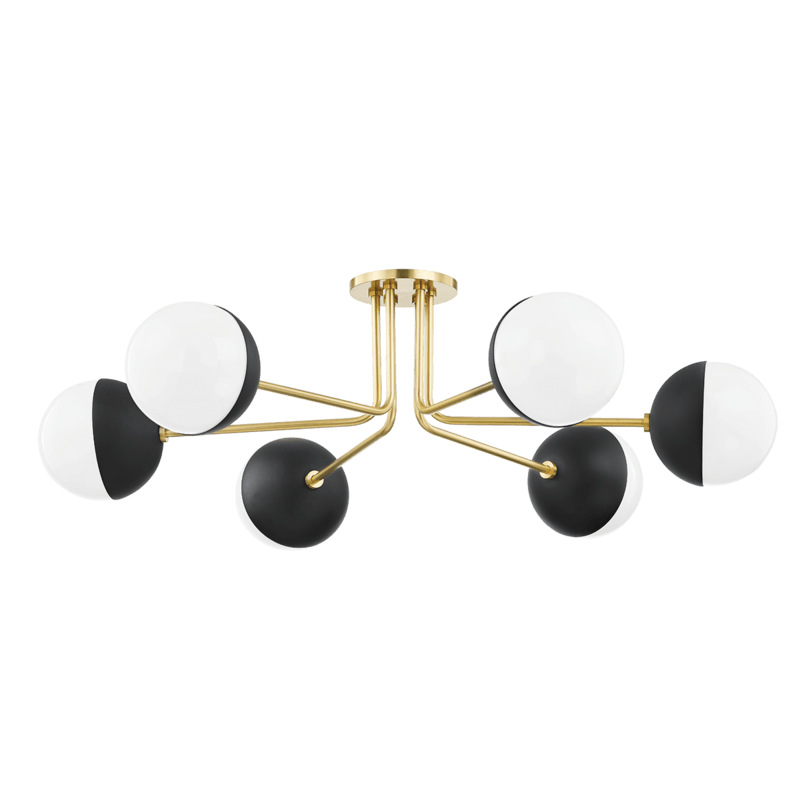 Mitzi Renee Semi Flush Mount - Thumbnail 4