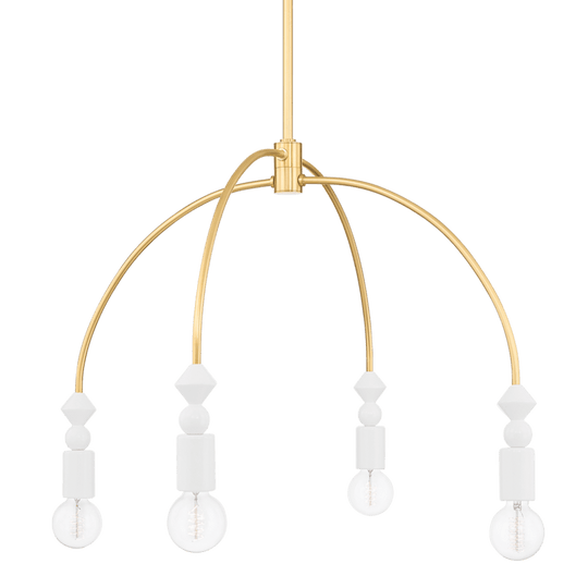 Mitzi Flora 4 Light Chandelier CHANDELIERS