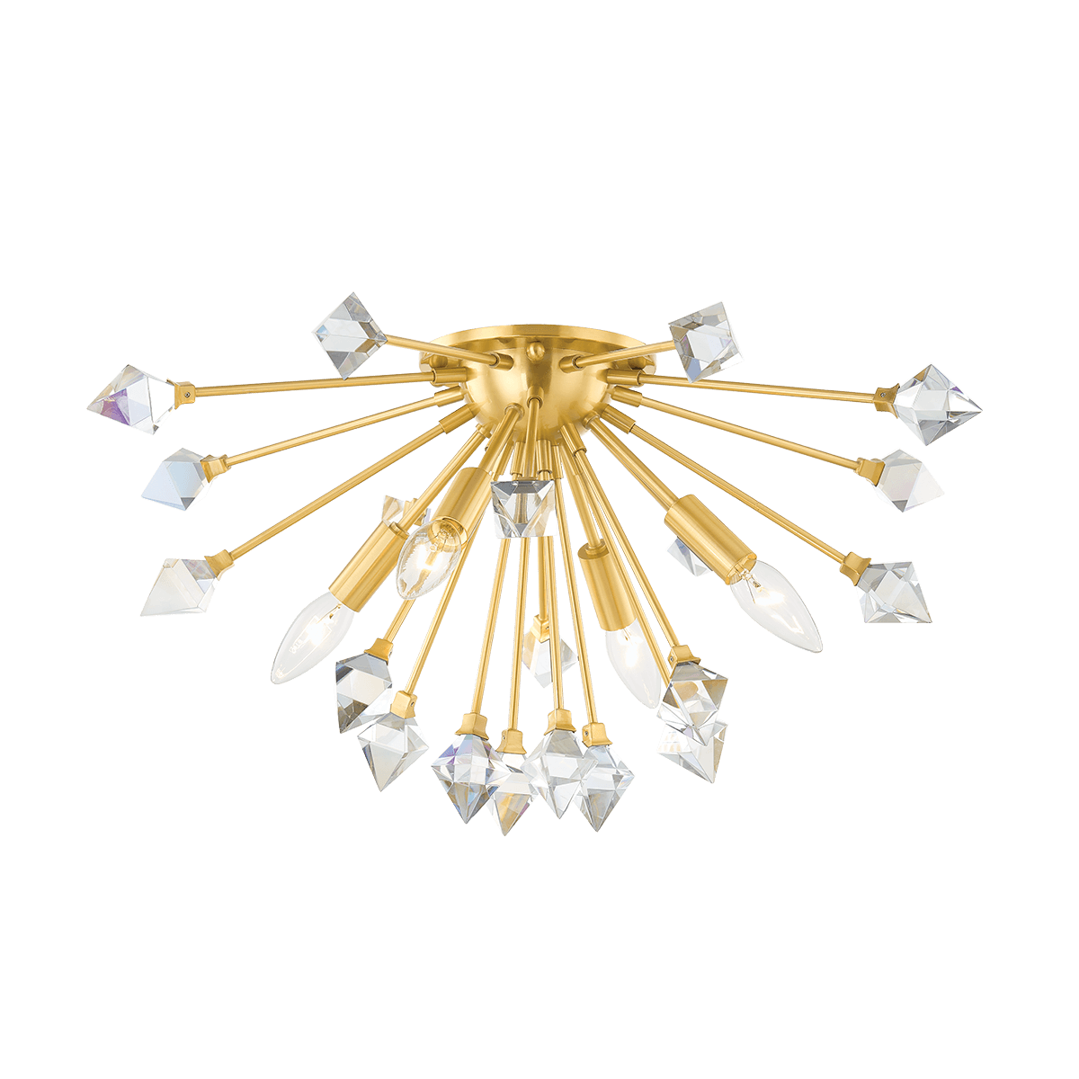 Mitzi Genesis 4 Light Flush Mount FLUSH MOUNT LIGHTING