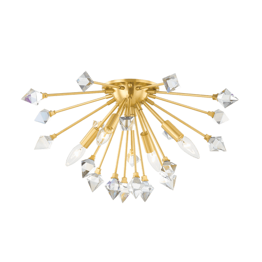 Mitzi Genesis 4 Light Flush Mount FLUSH MOUNT LIGHTING