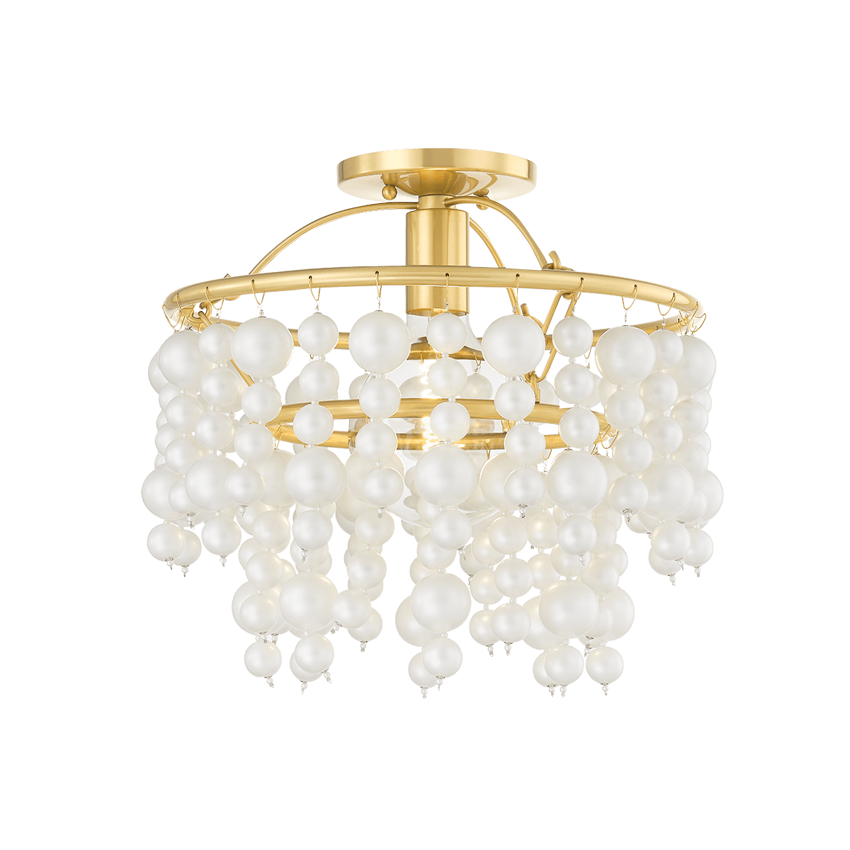 Mitzi Kinsley 1 Light Semi Flush Mount FLUSH MOUNT LIGHTING