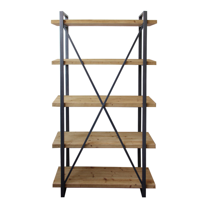American Home Furniture | Moe's Home Collection - Lex 5 Level Shelf Natural