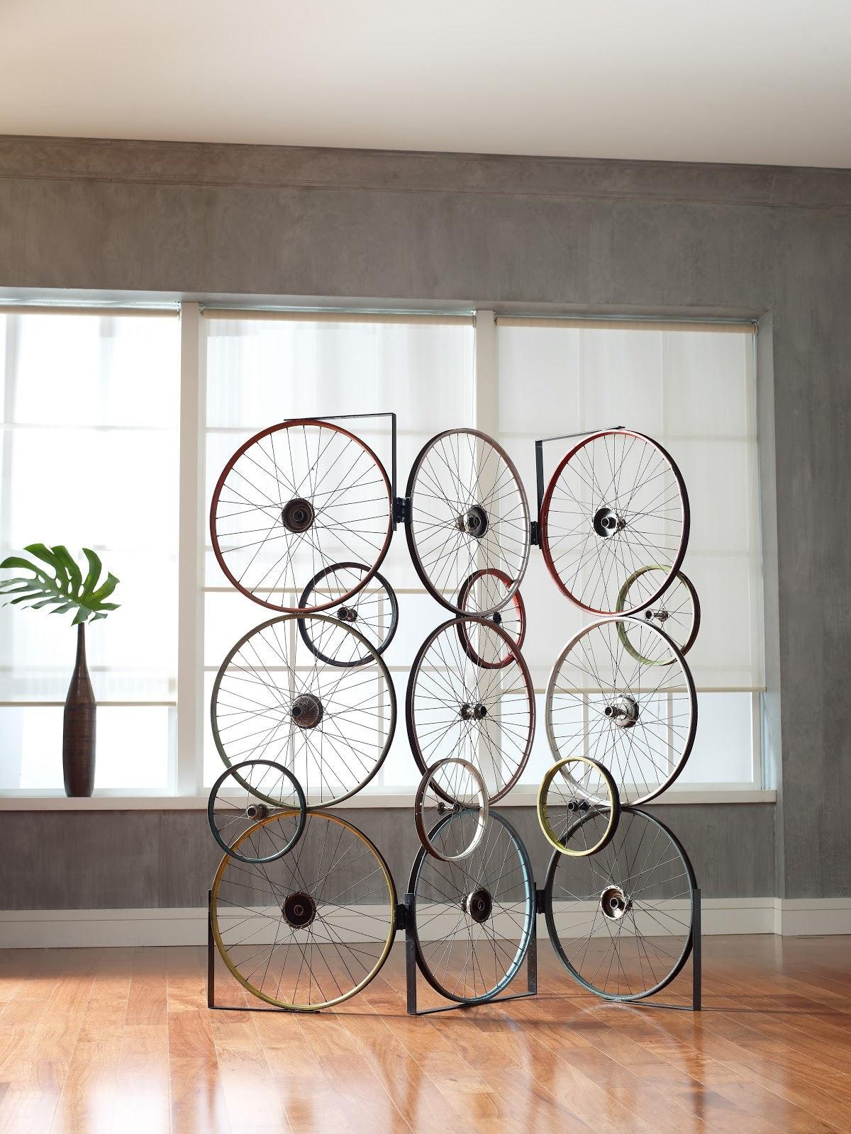 Phillips Collection Bicycle Wheel Screen, Assorted DECORATIVE OBJECTS