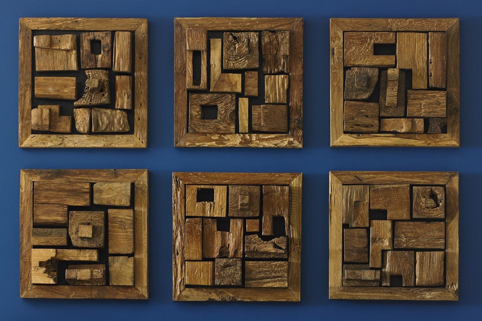 Phillips Collection Asken Wall Tile, Wood WALL ACCENTS