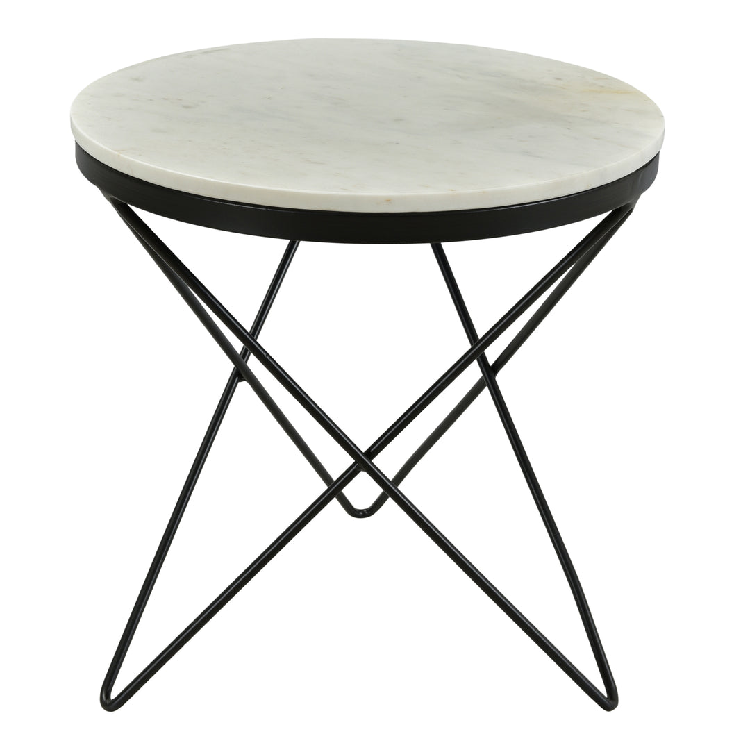 American Home Furniture | Moe's Home Collection - Haley Side Table Black Base