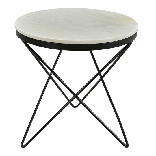 Moe's Home Collection - Haley Side Table Black Base - IK-1001-02 | American Home Furniture