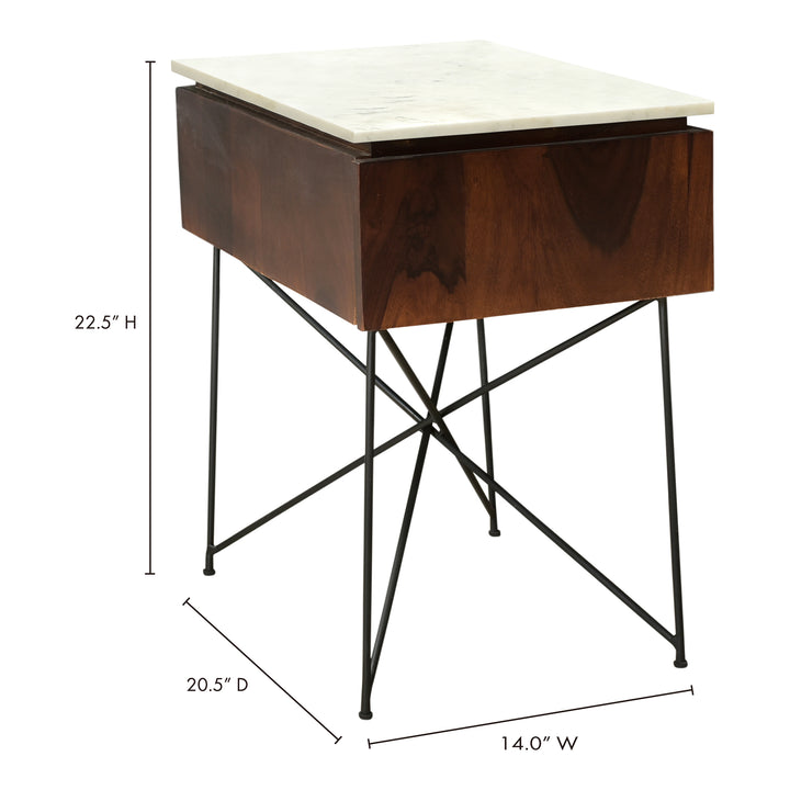 American Home Furniture | Moe's Home Collection - Dominic Nightstand