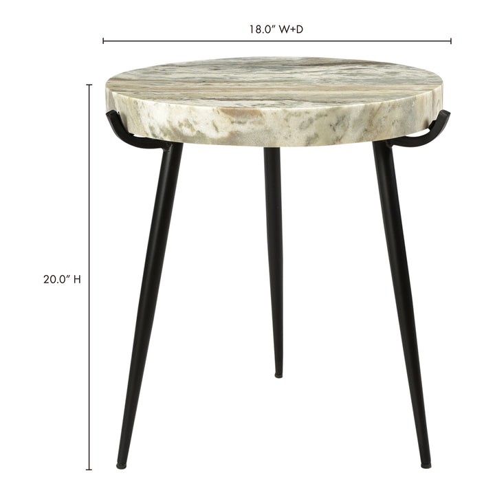 American Home Furniture | Moe's Home Collection - Brinley Marble Accent Table