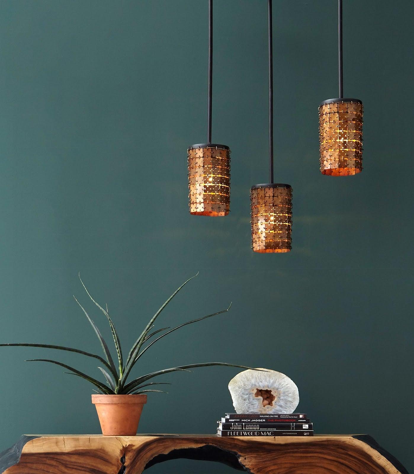 Phillips Collection Armor Pendant Lamp, Brass PENDANT LIGHTING