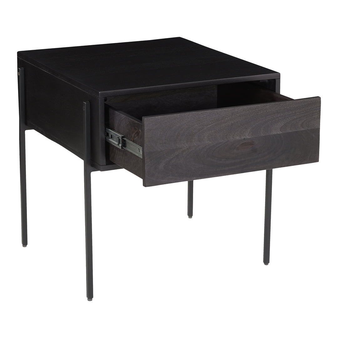 American Home Furniture | Moe's Home Collection - Tobin Side Table Charcoal