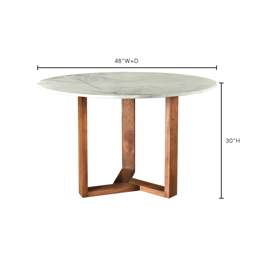 American Home Furniture | Moe's Home Collection - Jinxx Dining Table Brown