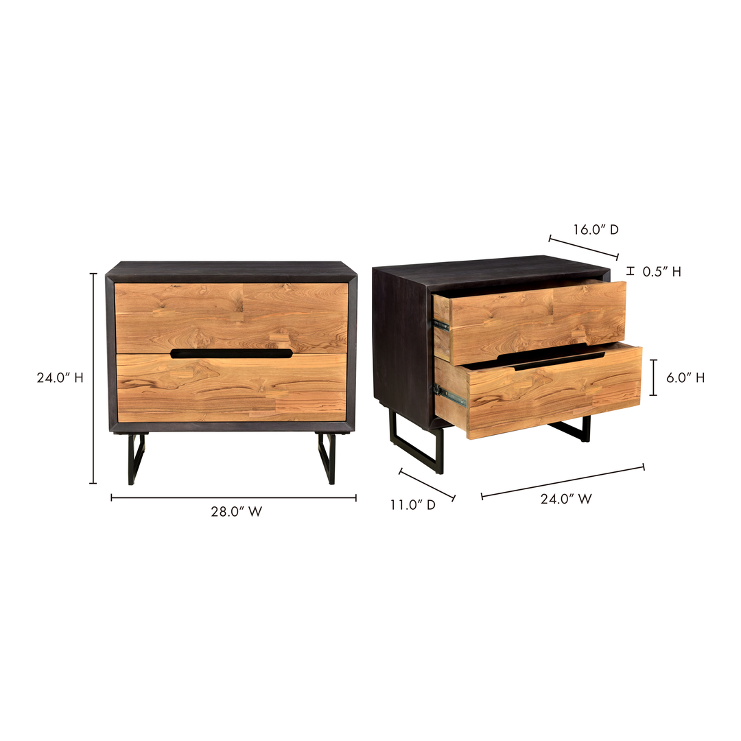 American Home Furniture | Moe's Home Collection - Vienna Nightstand