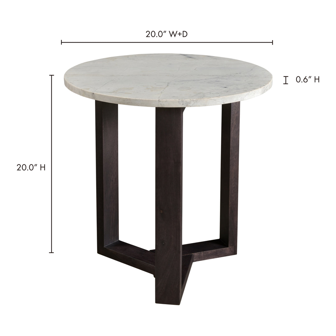 American Home Furniture | Moe's Home Collection - Jinxx Side Table Charcoal Grey