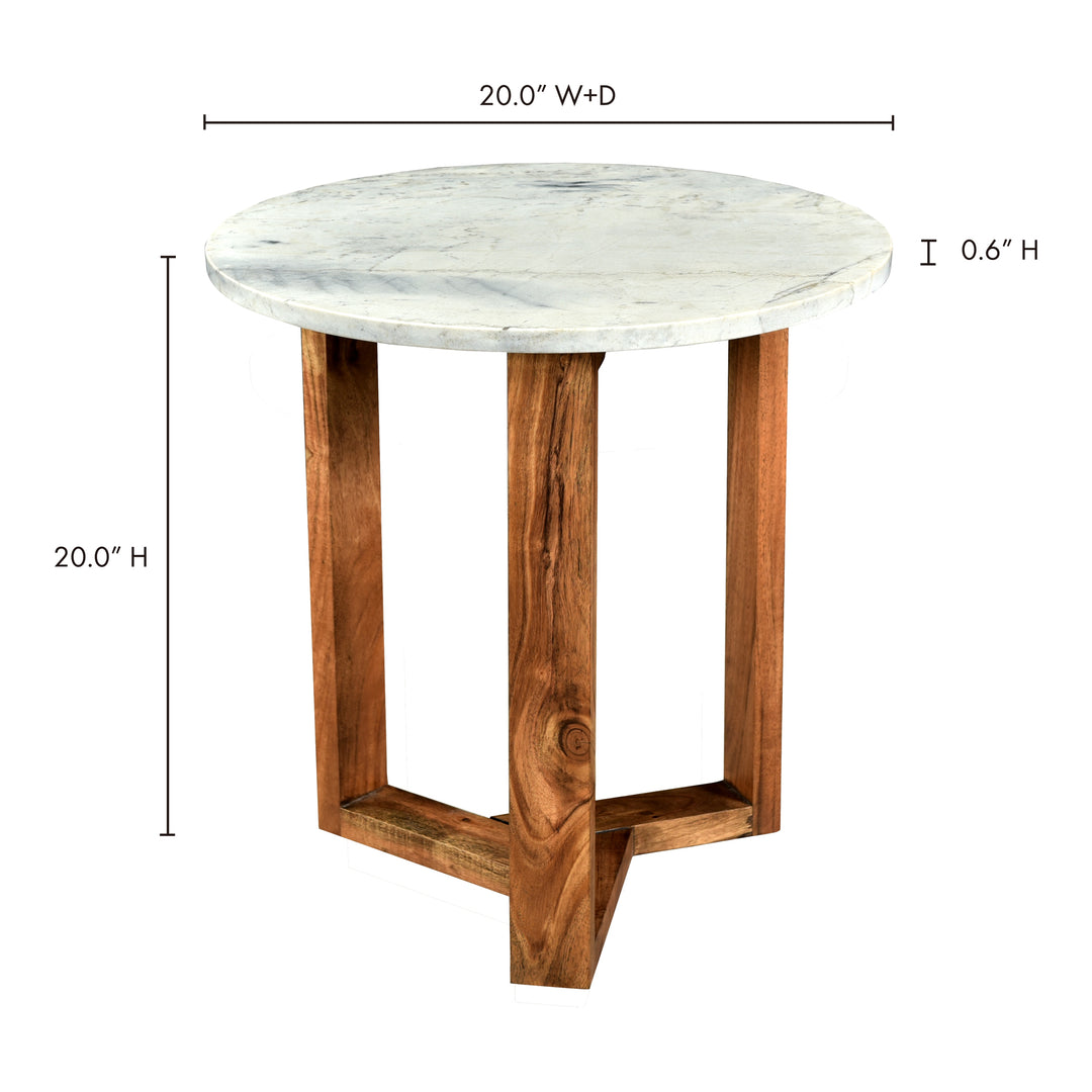 American Home Furniture | Moe's Home Collection - Jinxx Side Table Brown