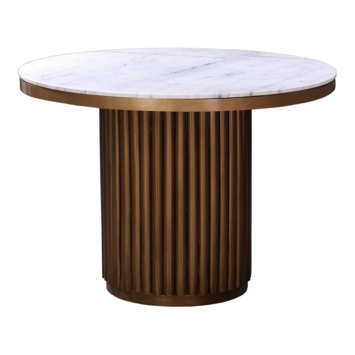 American Home Furniture | Moe's Home Collection - Tower Dining Table White Marble