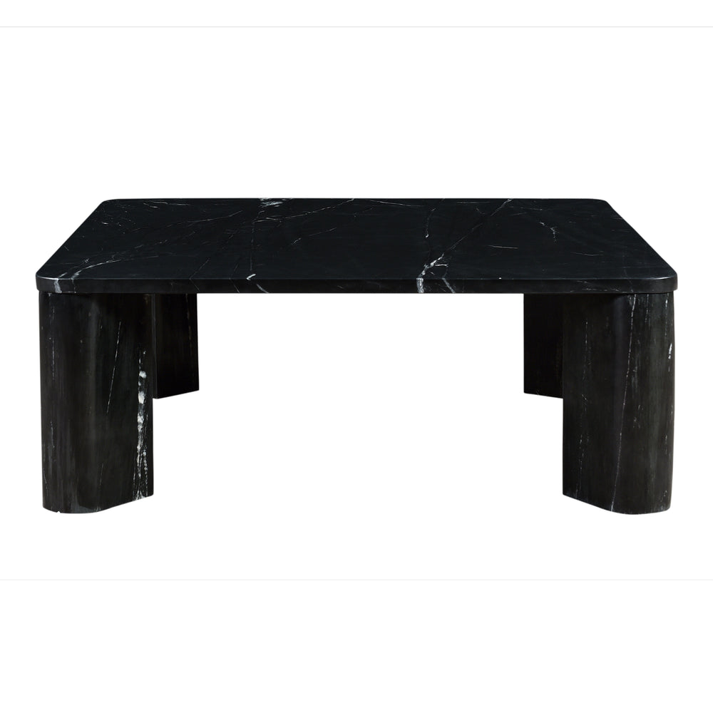 American Home Furniture | Moe's Home Collection - Segment Coffee Table Jetty Black Matrix