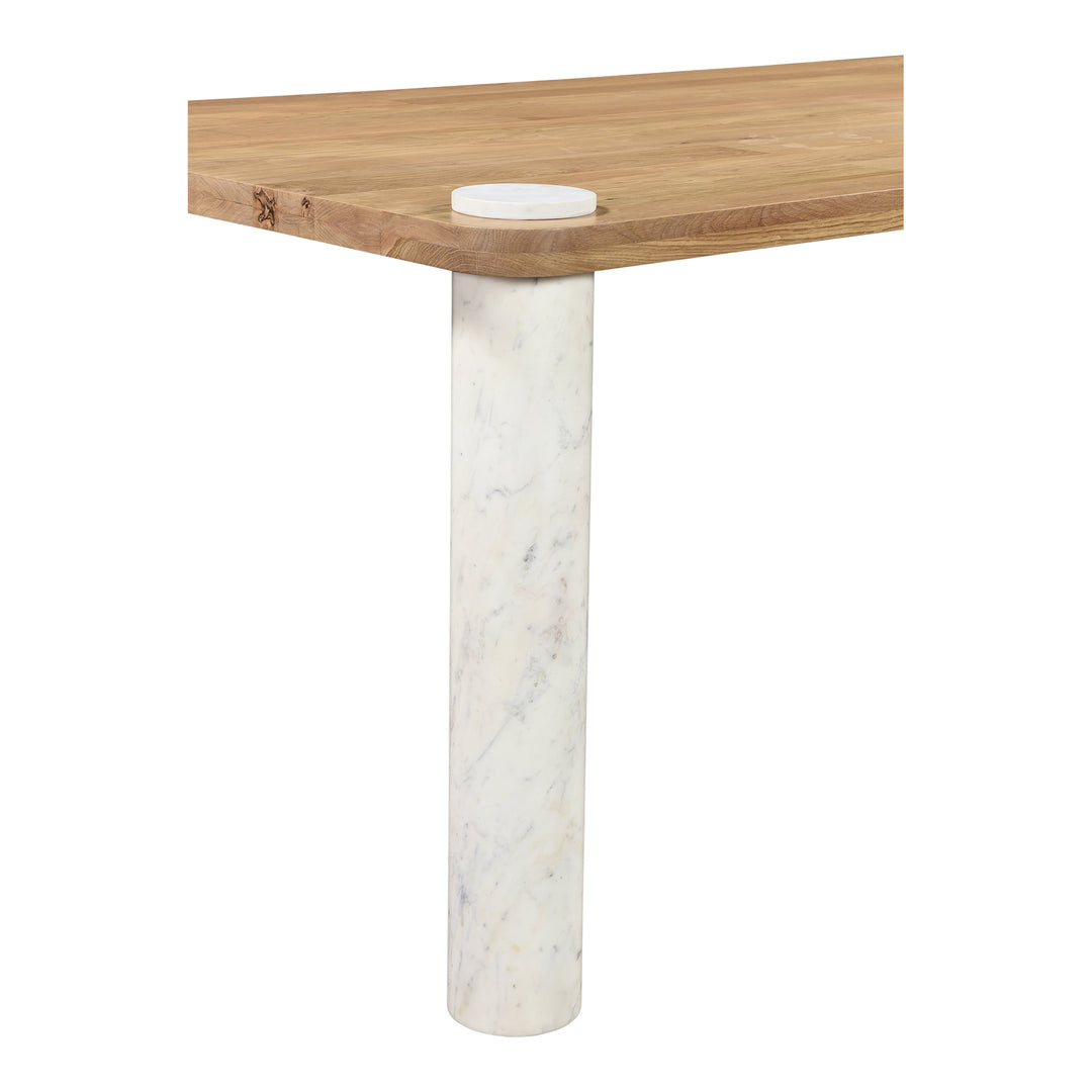 American Home Furniture | Moe's Home Collection - Century Dining Table White Marble Leg