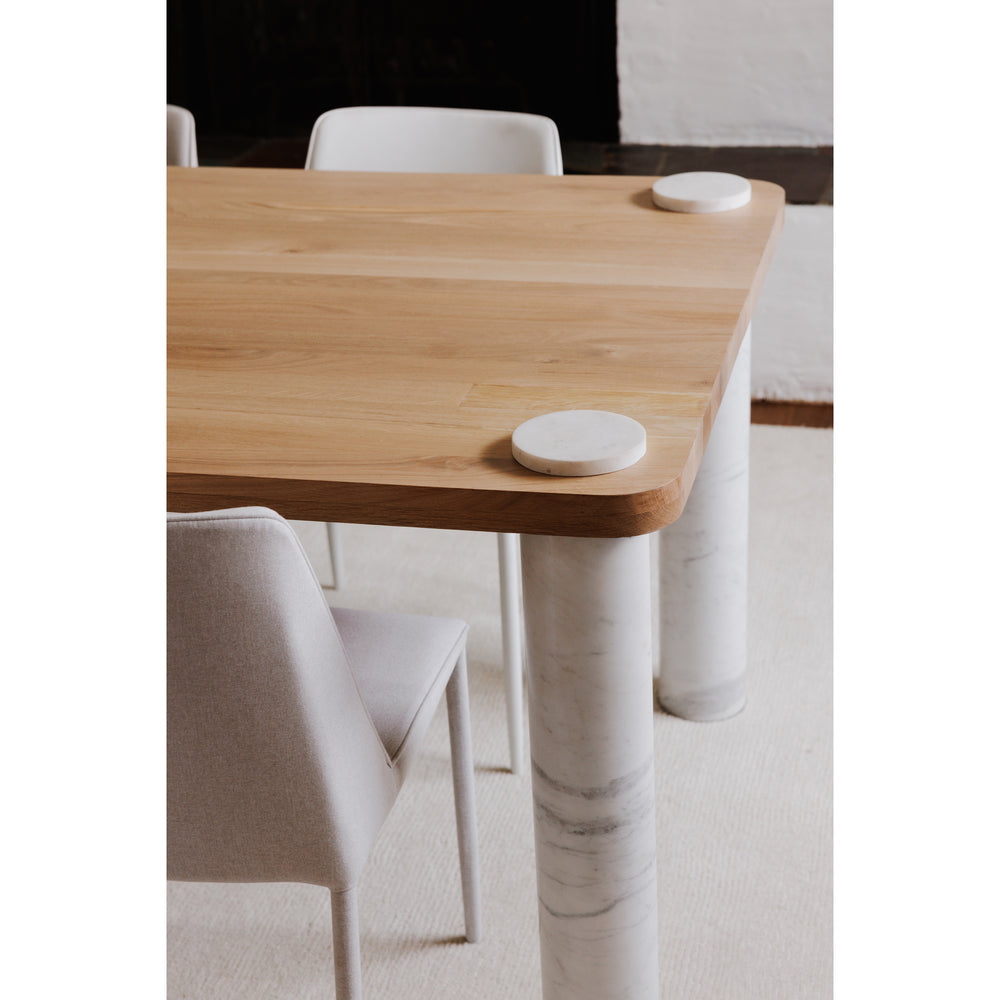 American Home Furniture | Moe's Home Collection - Century Dining Table White Marble Leg