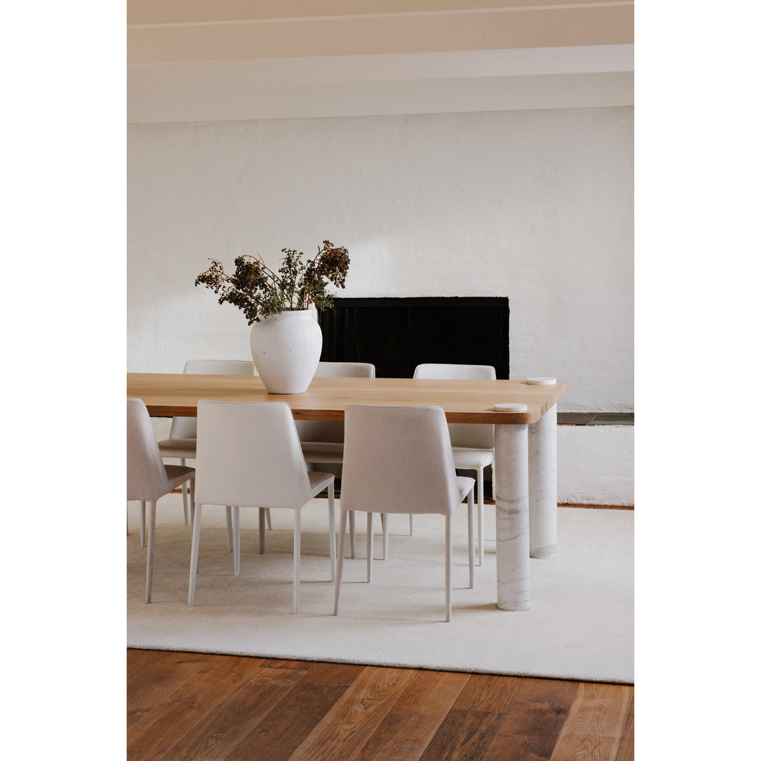 American Home Furniture | Moe's Home Collection - Century Dining Table White Marble Leg