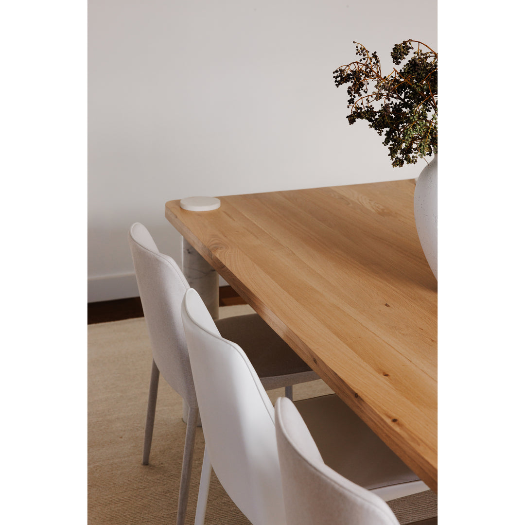 American Home Furniture | Moe's Home Collection - Century Dining Table White Marble Leg