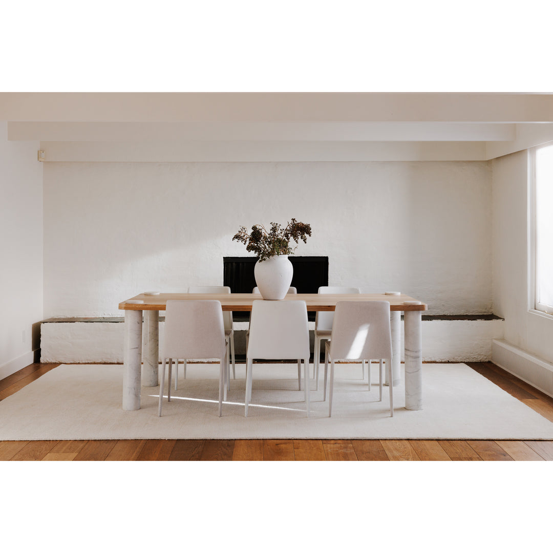 American Home Furniture | Moe's Home Collection - Century Dining Table White Marble Leg