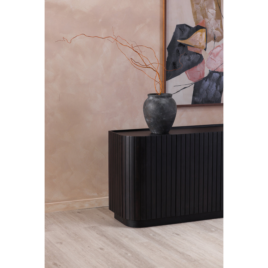 American Home Furniture | Moe's Home Collection - Povera 4 Door Sideboard Black