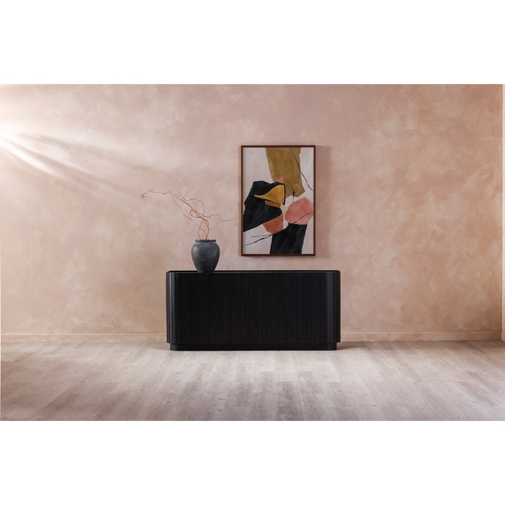 American Home Furniture | Moe's Home Collection - Povera 4 Door Sideboard Black