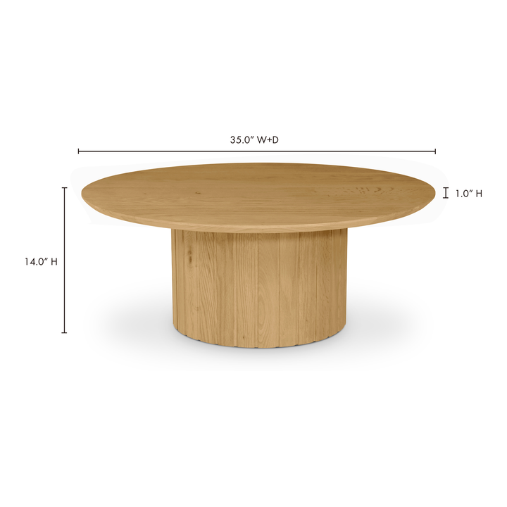 American Home Furniture | Moe's Home Collection - Povera Coffee Table Oak