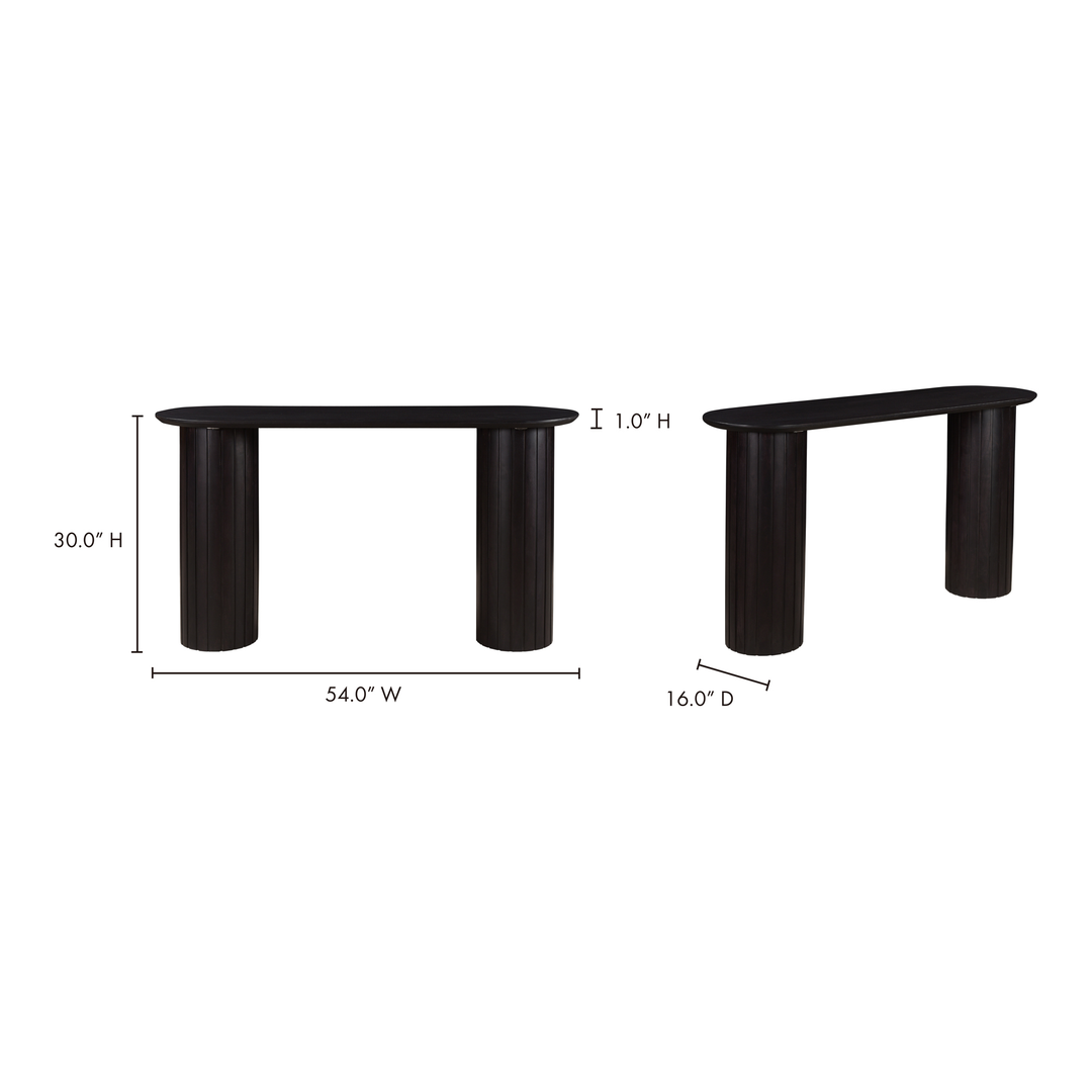 American Home Furniture | Moe's Home Collection - Povera Console Table Black