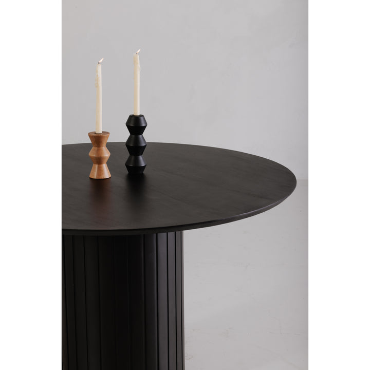 American Home Furniture | Moe's Home Collection - Povera Round Dining Table Black