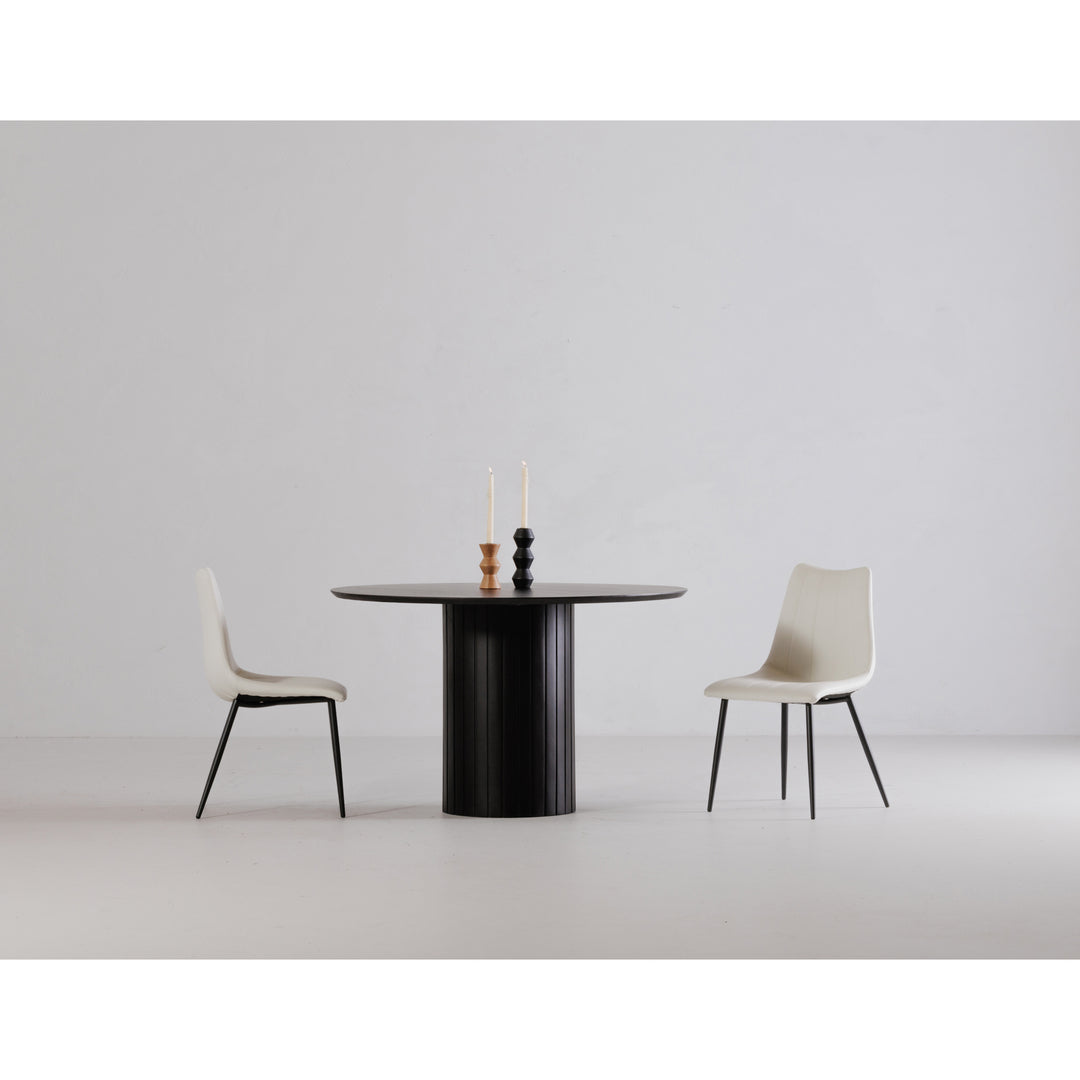 American Home Furniture | Moe's Home Collection - Povera Round Dining Table Black