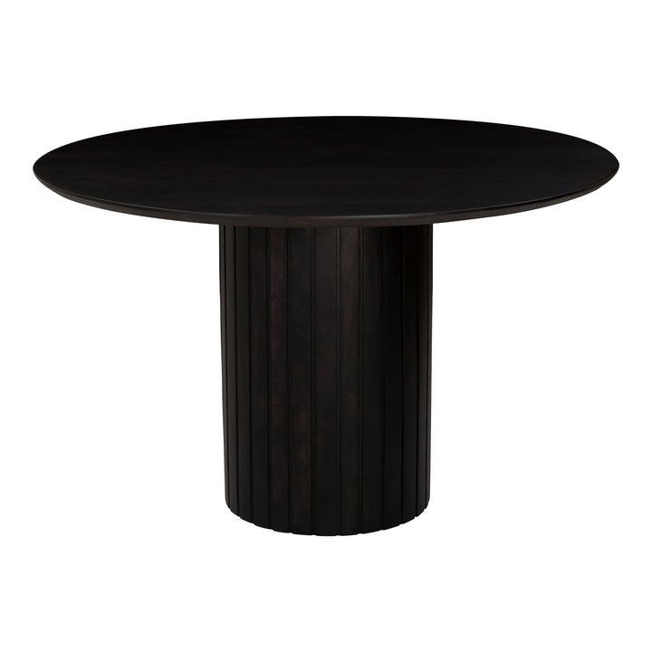 American Home Furniture | Moe's Home Collection - Povera Round Dining Table Black