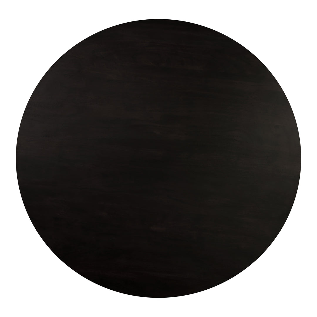 American Home Furniture | Moe's Home Collection - Povera Round Dining Table Black