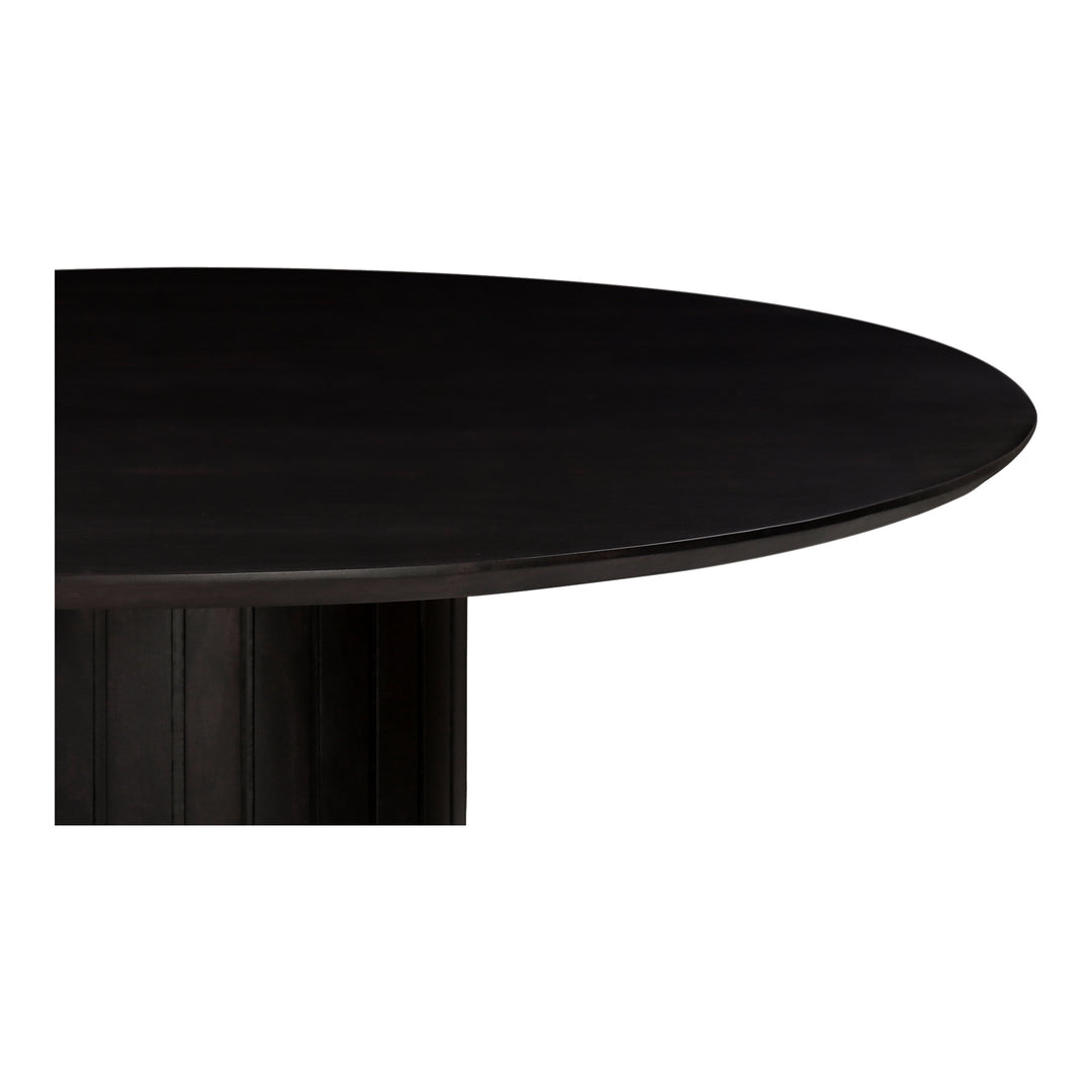 American Home Furniture | Moe's Home Collection - Povera Round Dining Table Black