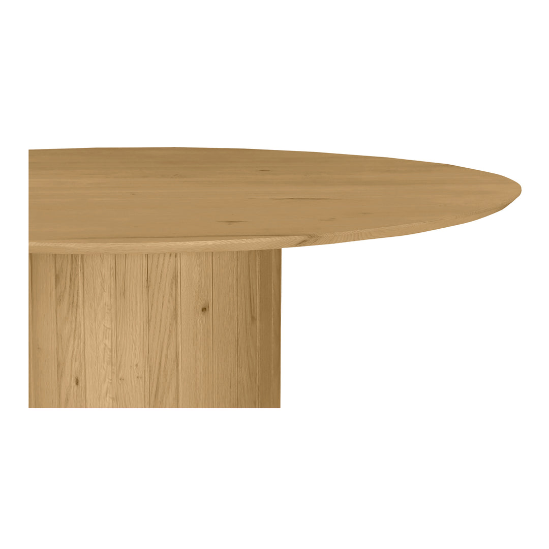 American Home Furniture | Moe's Home Collection - Povera Round Dining Table Oak