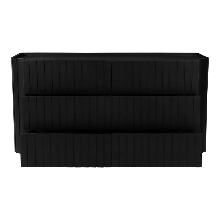 American Home Furniture | Moe's Home Collection - Povera 6 Drawer Dresser Black